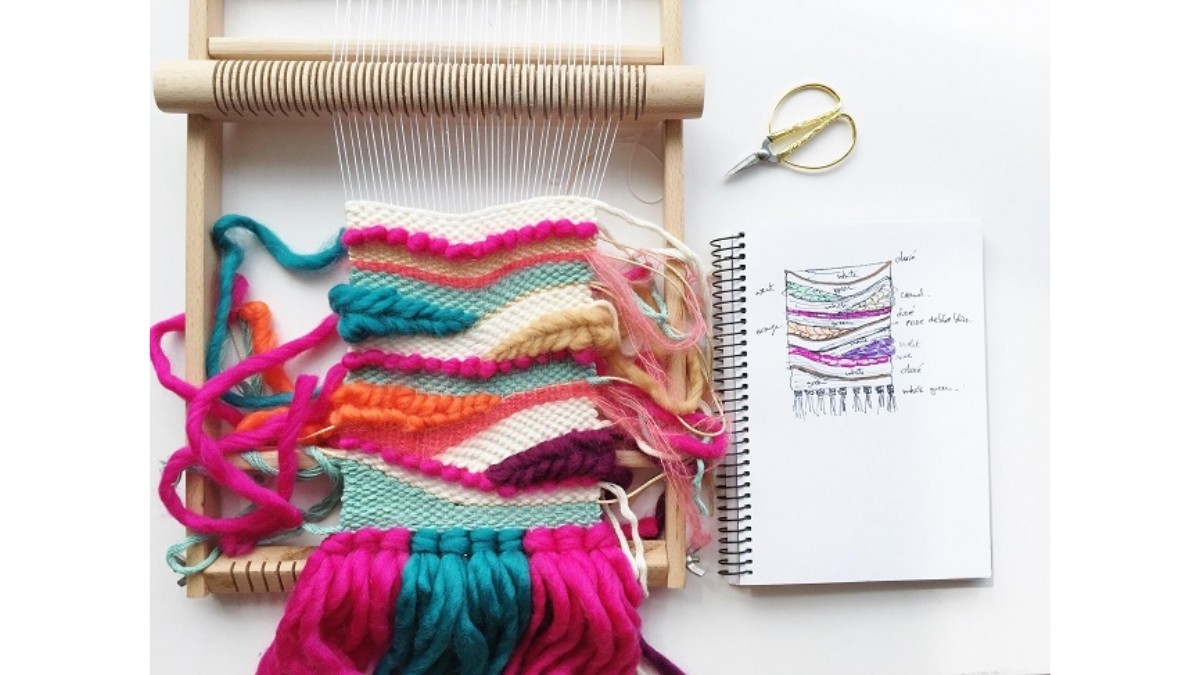 Tessitura murale decorativa fai da te : Tappa 1 Tessitura murale decorativa fai da te : Tappa 1