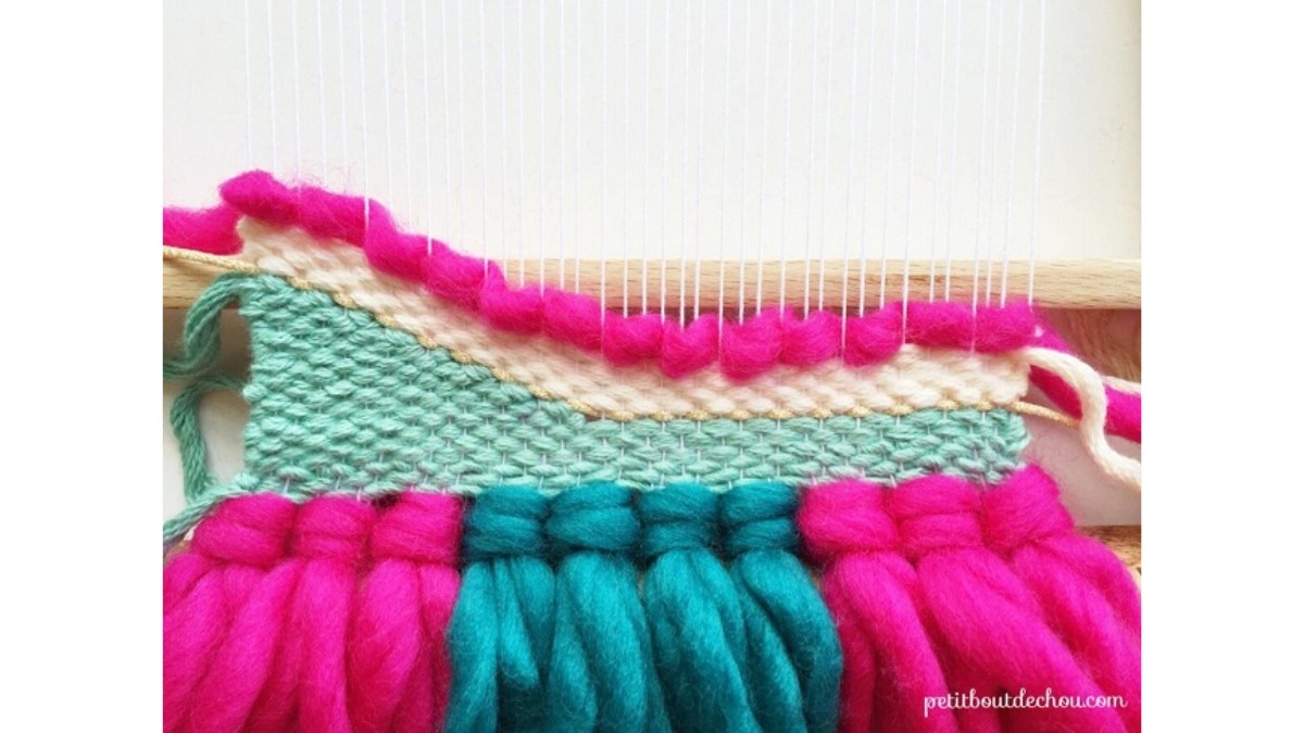 Tessitura murale decorativa fai da te : Tappa 5 Tessitura murale decorativa fai da te : Tappa 5