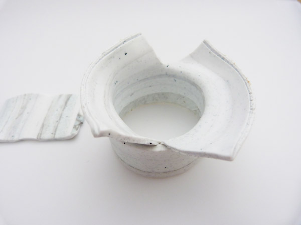 Coquetier polimero di marmo artificiale : Tappa 6