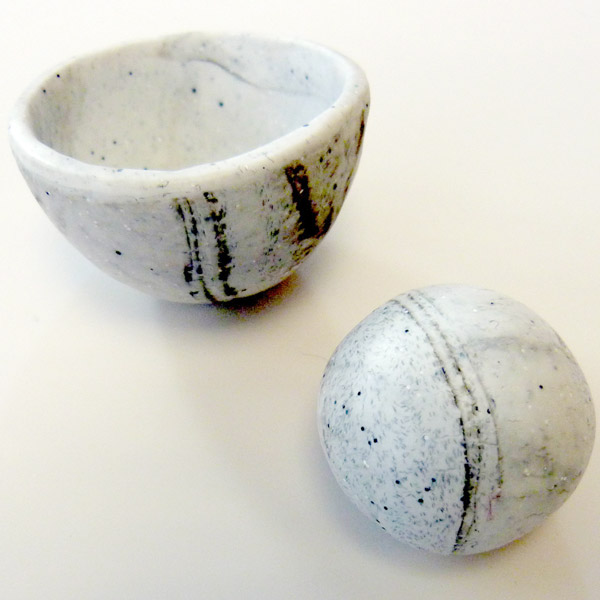 Coquetier polimero di marmo artificiale : Tappa 12