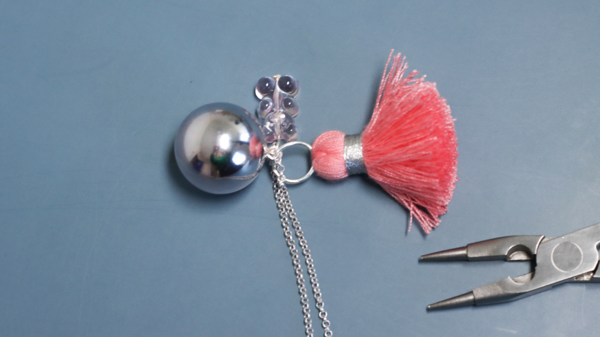 Bola di gravidanza fai da te con grandi maglie e orsacchiotto : Tappa 5