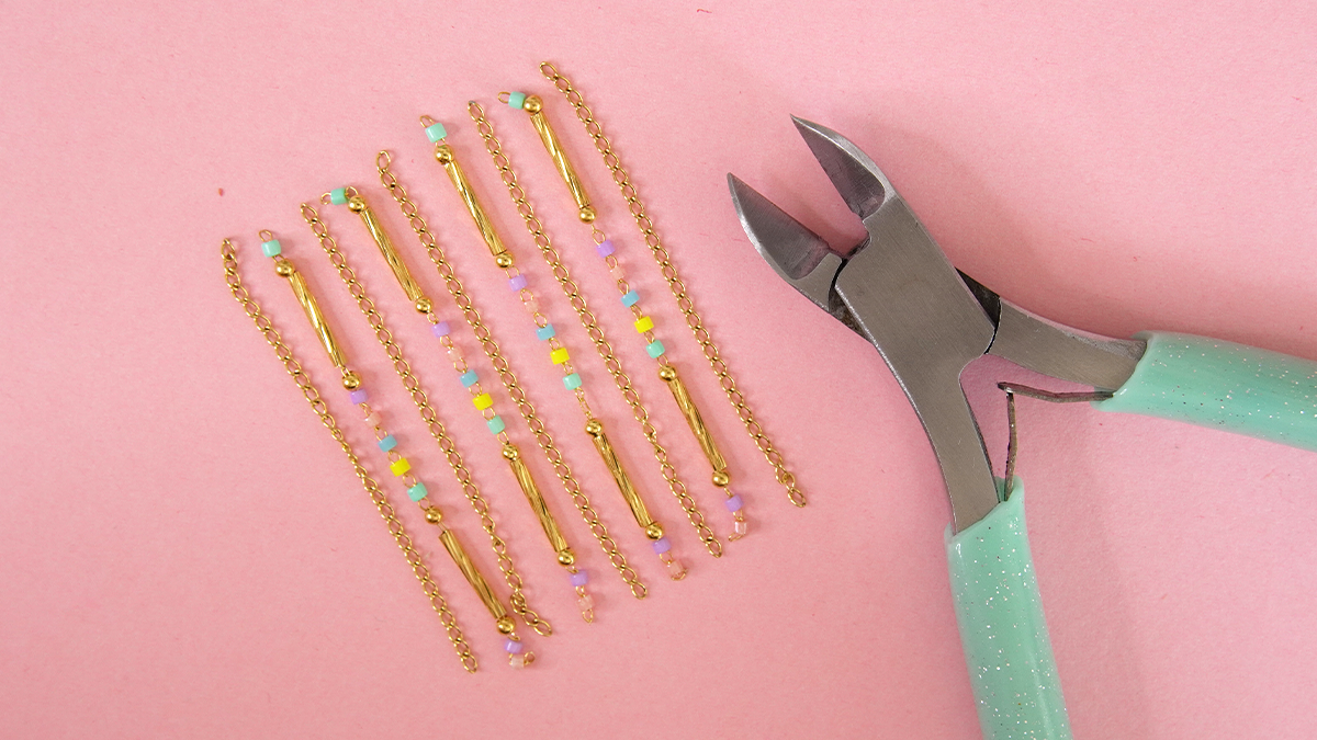 Come usare una conchiglia per fare un pom-pom con catene? : Tappa 1