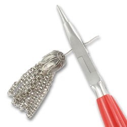 Come usare una conchiglia per fare un pom-pom con catene? : Tappa 10