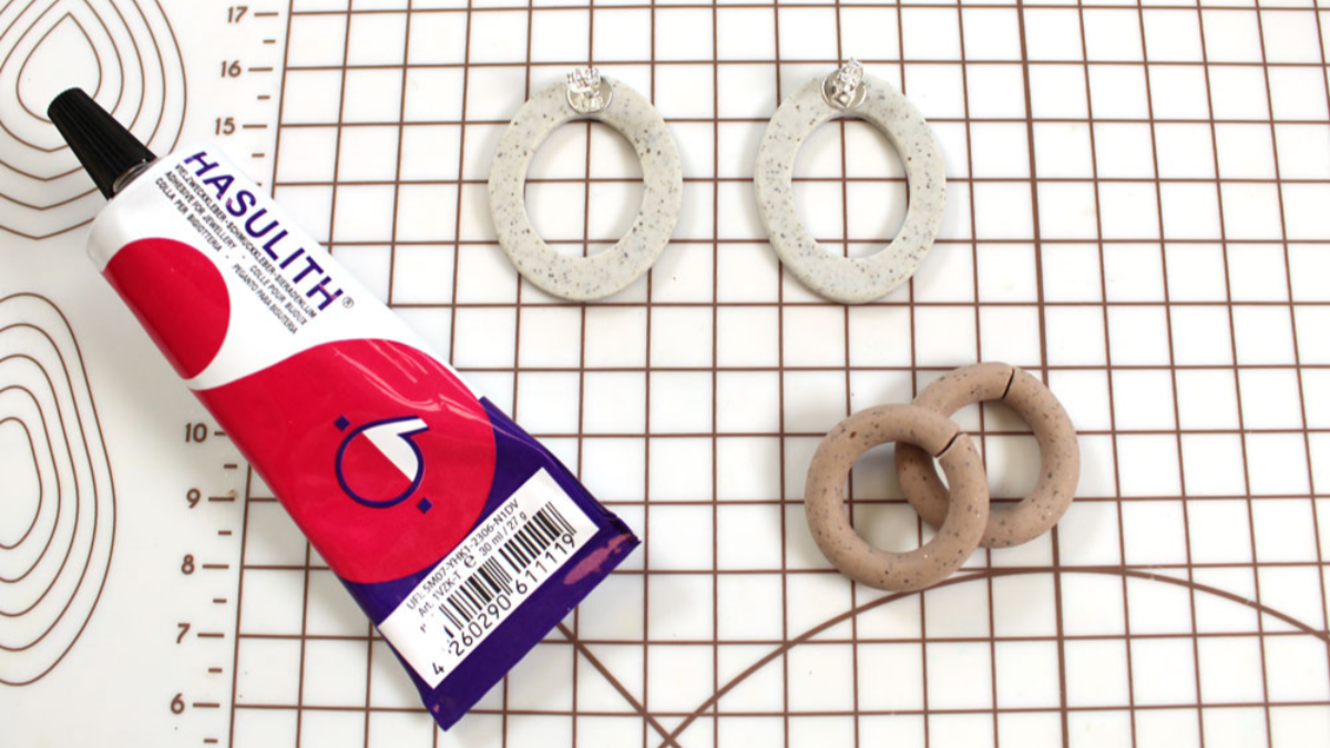 Orecchini a maglie intercambiabili in argilla polimerica : Tappa 9 Orecchini a maglie intercambiabili in argilla polimerica : Tappa 9