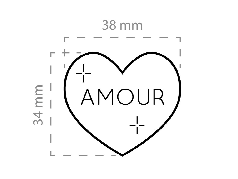 Schema Spilla da ricamo con perline tutorial parola LOVE
