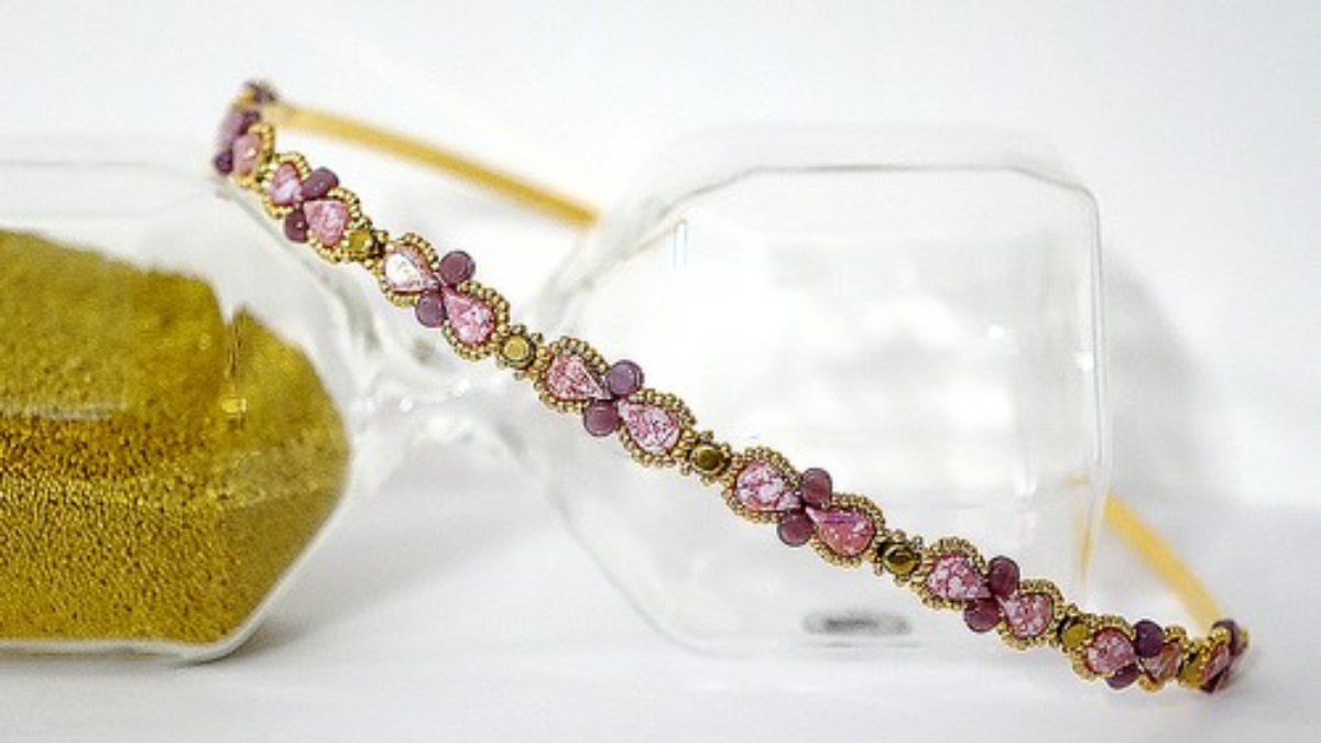 Tutorial fascia "Sam" con perline Amos e kalos Tutorial fascia "Sam" con perline Amos e kalos