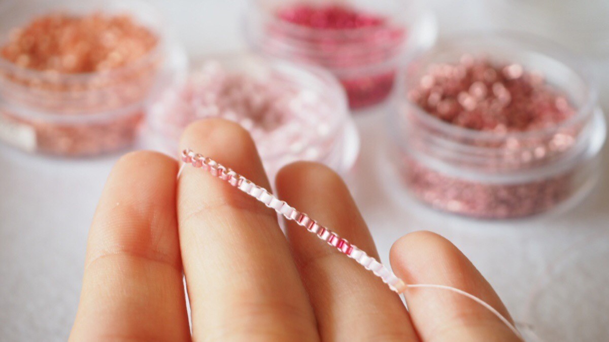 Tessitura di mattoni Motivo punto gallo per il Capodanno cinese : Tappa 1