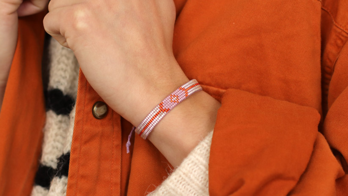 Bracciale a telaio Miyuki delicas 15/0