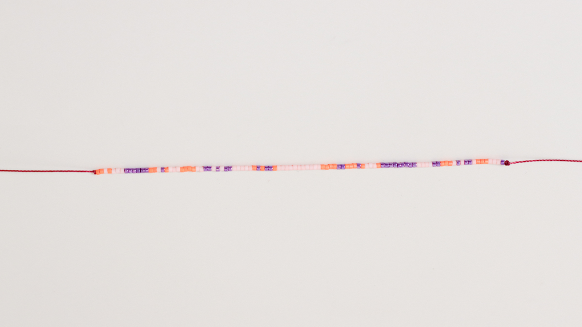 Bracciale multifila fai da te per principianti con Heishi e Linhasita : Tappa 3