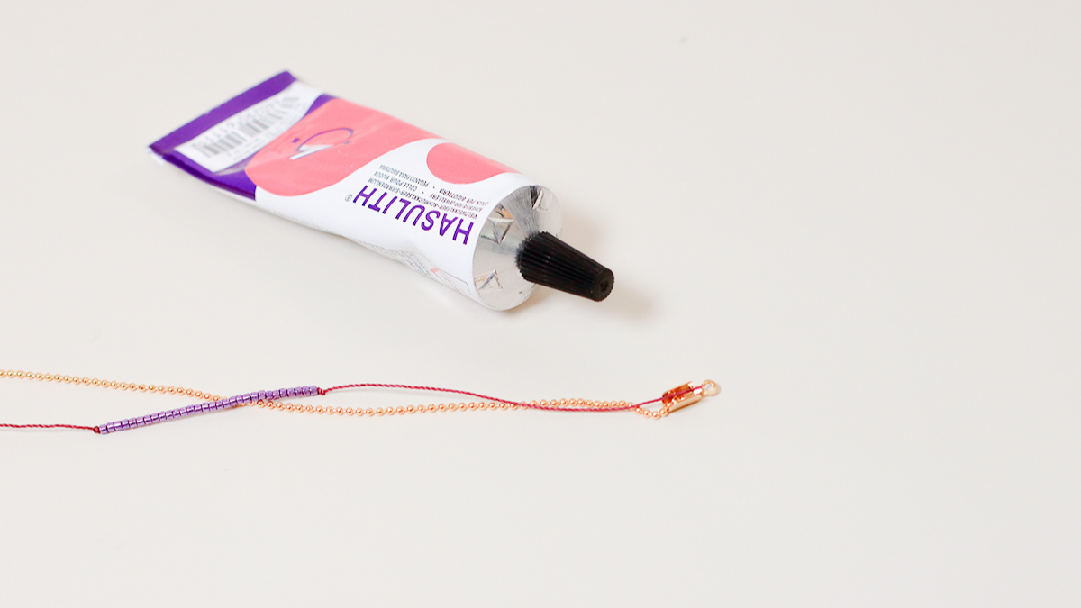 Bracciale multifila fai da te per principianti con Heishi e Linhasita : Tappa 6