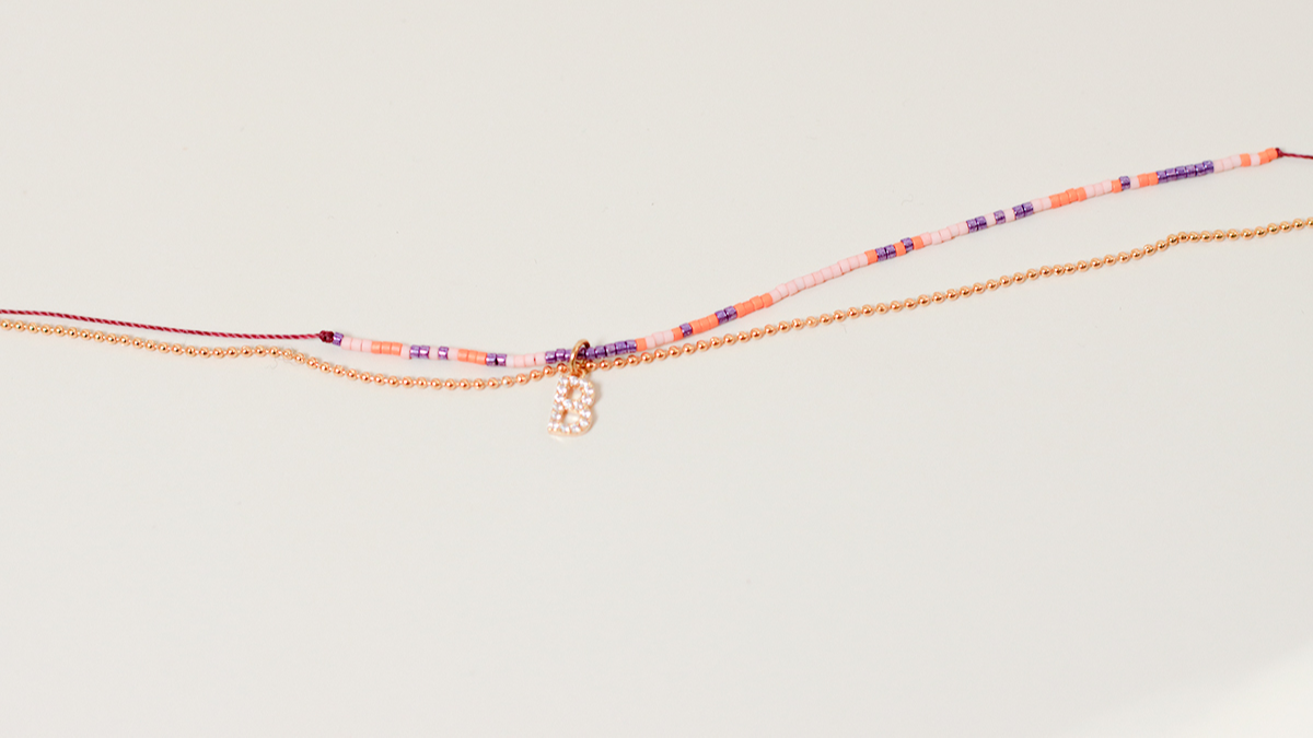 Bracciale multifila fai da te per principianti con Heishi e Linhasita : Tappa 8