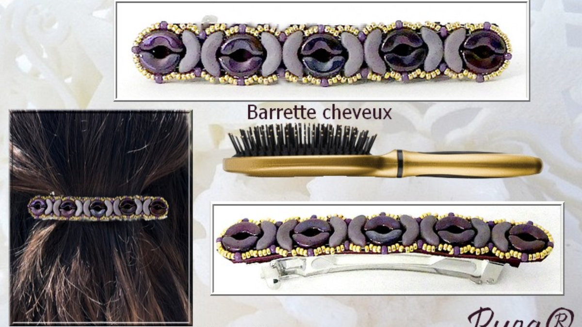 Tuto Salsa barrette con perline arcos di Puca et rocailles