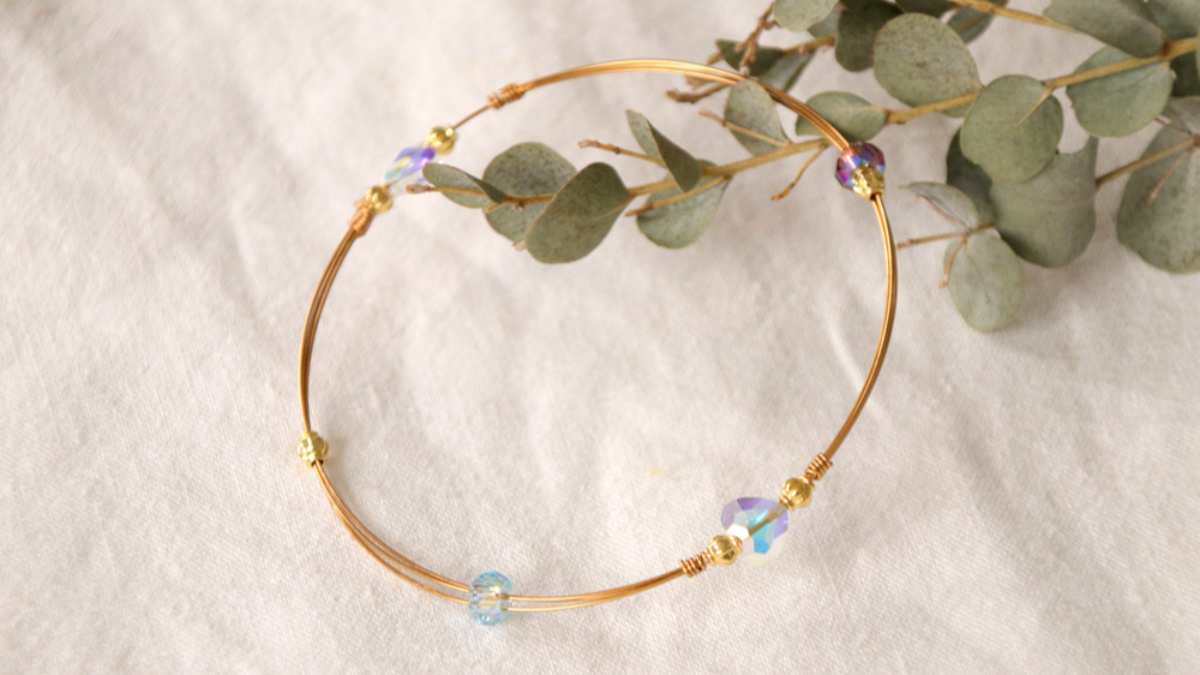 Schema Perline a cuore in metallo PureCrystal fai da te