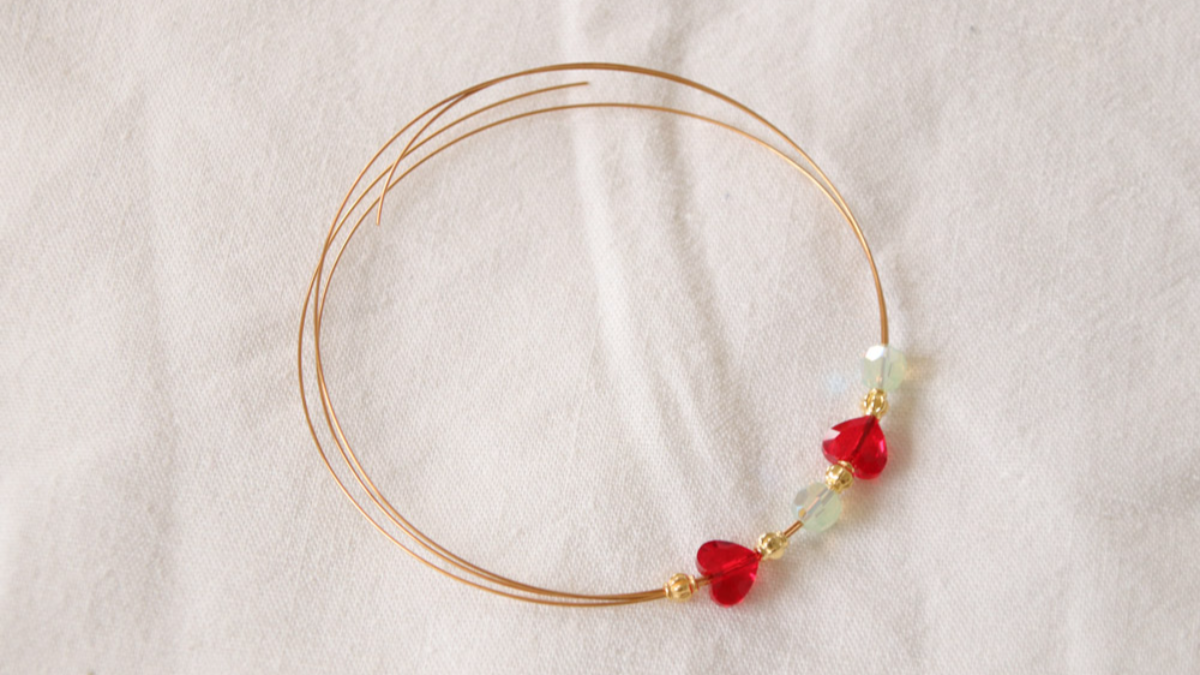 Perline a cuore in metallo PureCrystal fai da te : Tappa 1