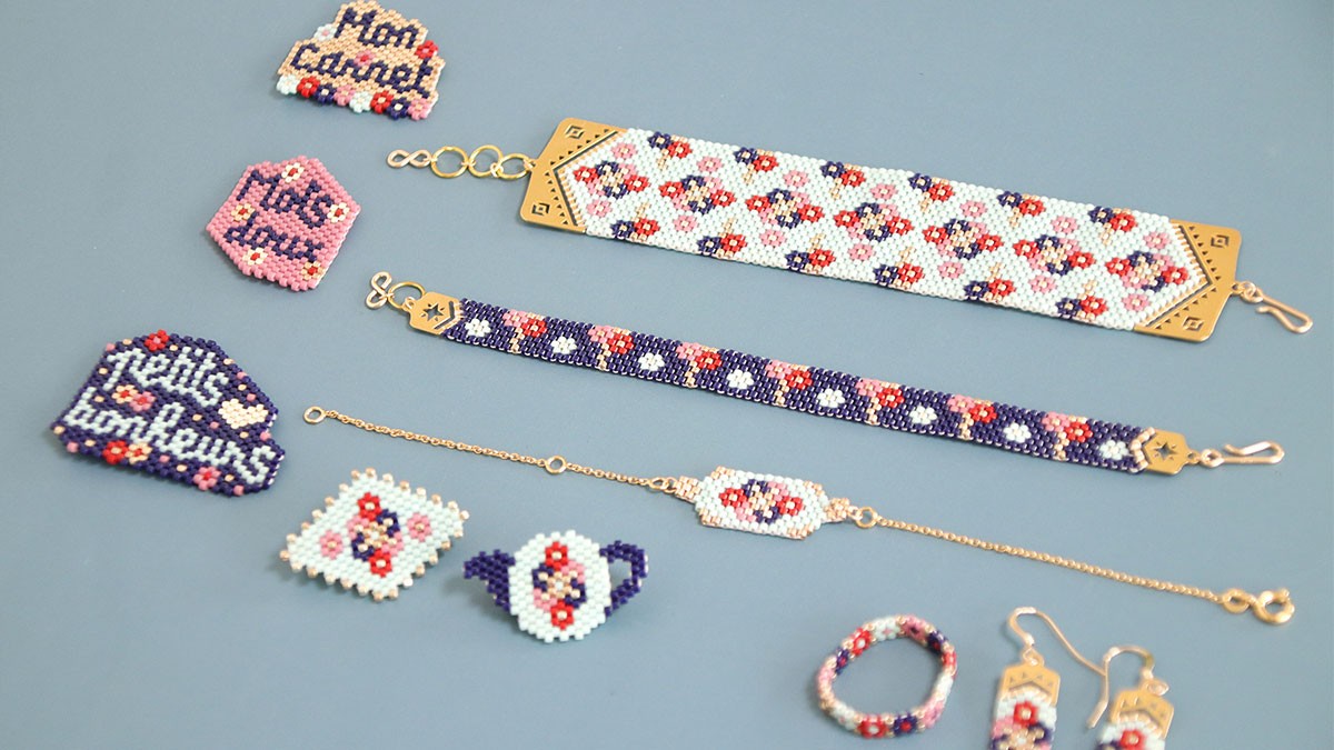 Pracht Creatives Hobby 5884-00191 - Kit Fai Da Te Per Braccialetto Di Perline Miyuki. Colori Freschi, Include Perline, Filo, Ago E Istruzioni. Bracciale 17x2 Cm.