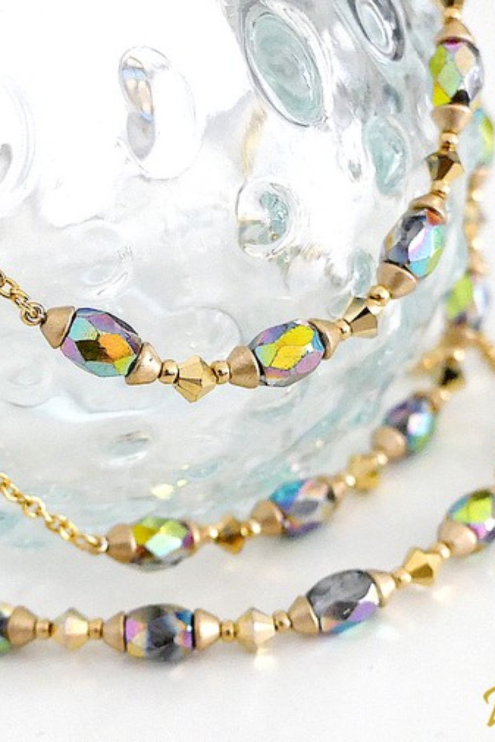 Schema Tuto Chain K'Neil di Puca con perle di vetro Konos e Baros