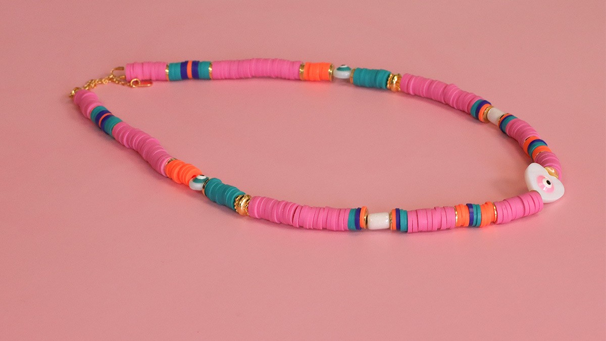 Collana da donna con perline heishi e occhiello : Tappa 2