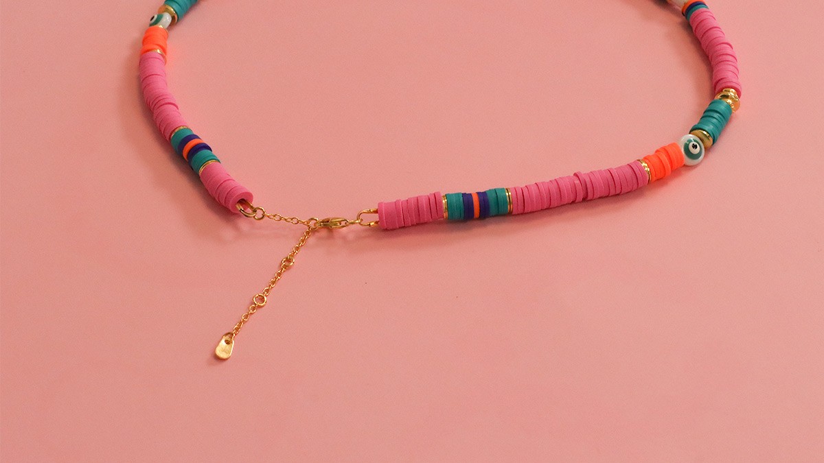 Collana da donna con perline heishi e occhiello : Tappa 3