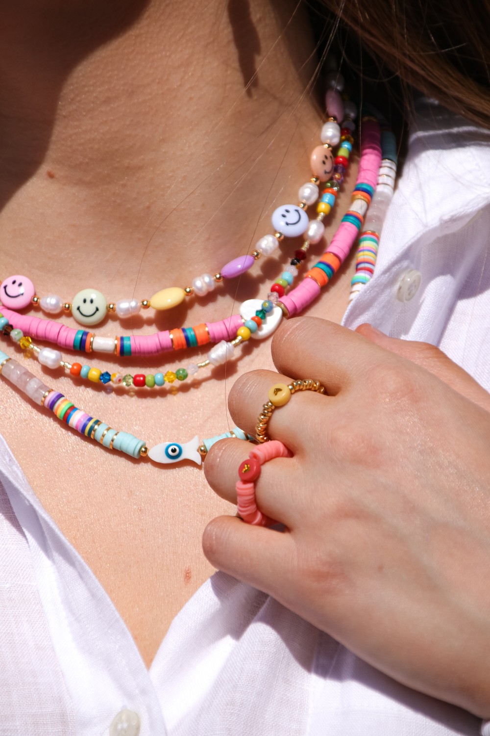 Schema Fai da te Anello con cuore, Haishi e Spacer Miyuki