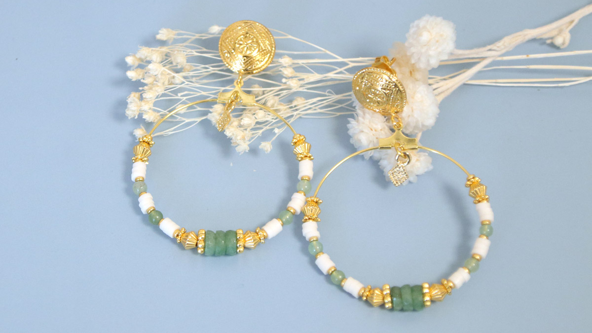 Schema Perline creole Tutorial verde avventurina Schema Perline creole Tutorial verde avventurina