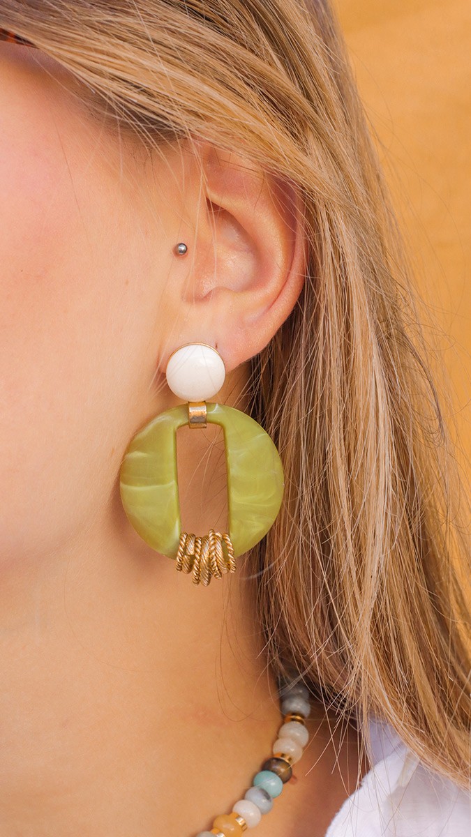 Schema Orecchini e anelli di resina fai da te