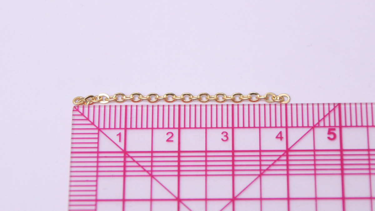 Orecchini pendenti in oro con fiori neri : Tappa 1