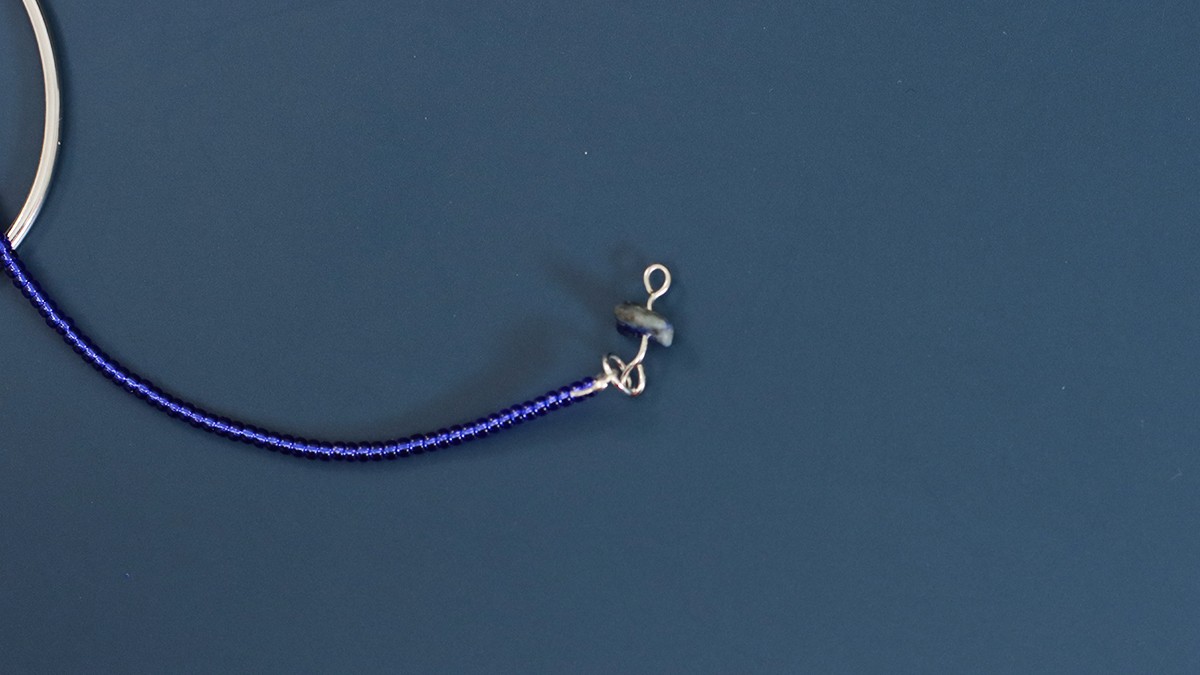 Bracciale multirang di lapis e sodalite : Tappa 4