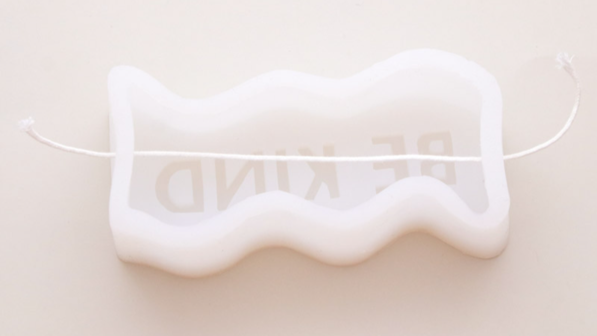 Kit di candele messaggio fai da te : Tappa 2