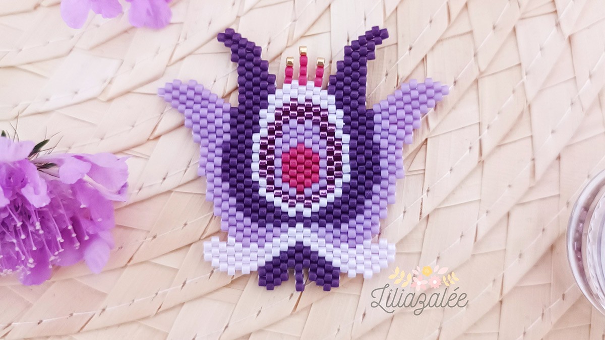 Tessitura fai da te di fiori di viola del pensiero con perline Miyuki tecnica brickstitch : Tappa 1 Tessitura fai da te di fiori di viola del pensiero con perline Miyuki tecnica brickstitch : Tappa 1