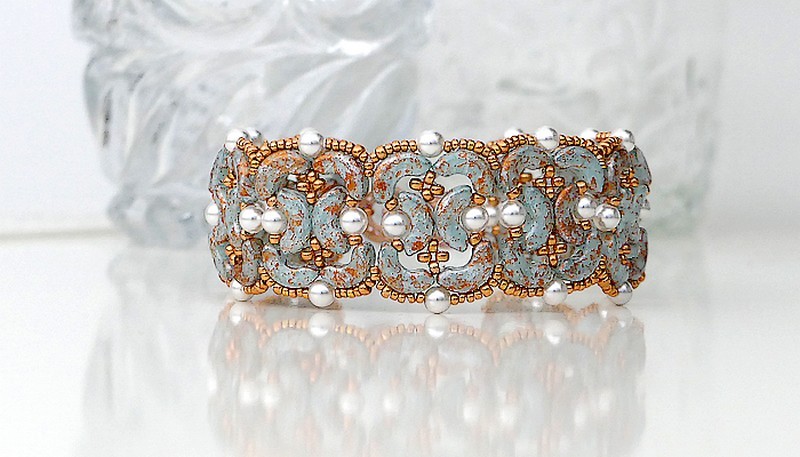 Bracciale Caprice con perle di vetro Arcos di Puca