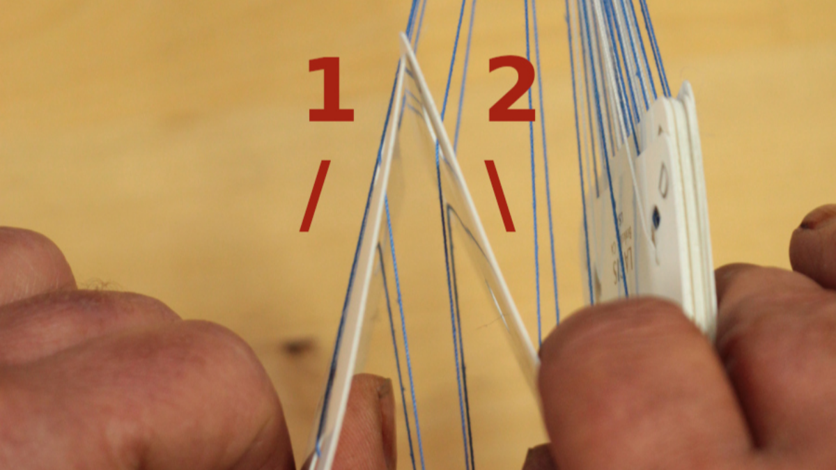 Bracciale di tessere fai da te per principianti : Tappa 7