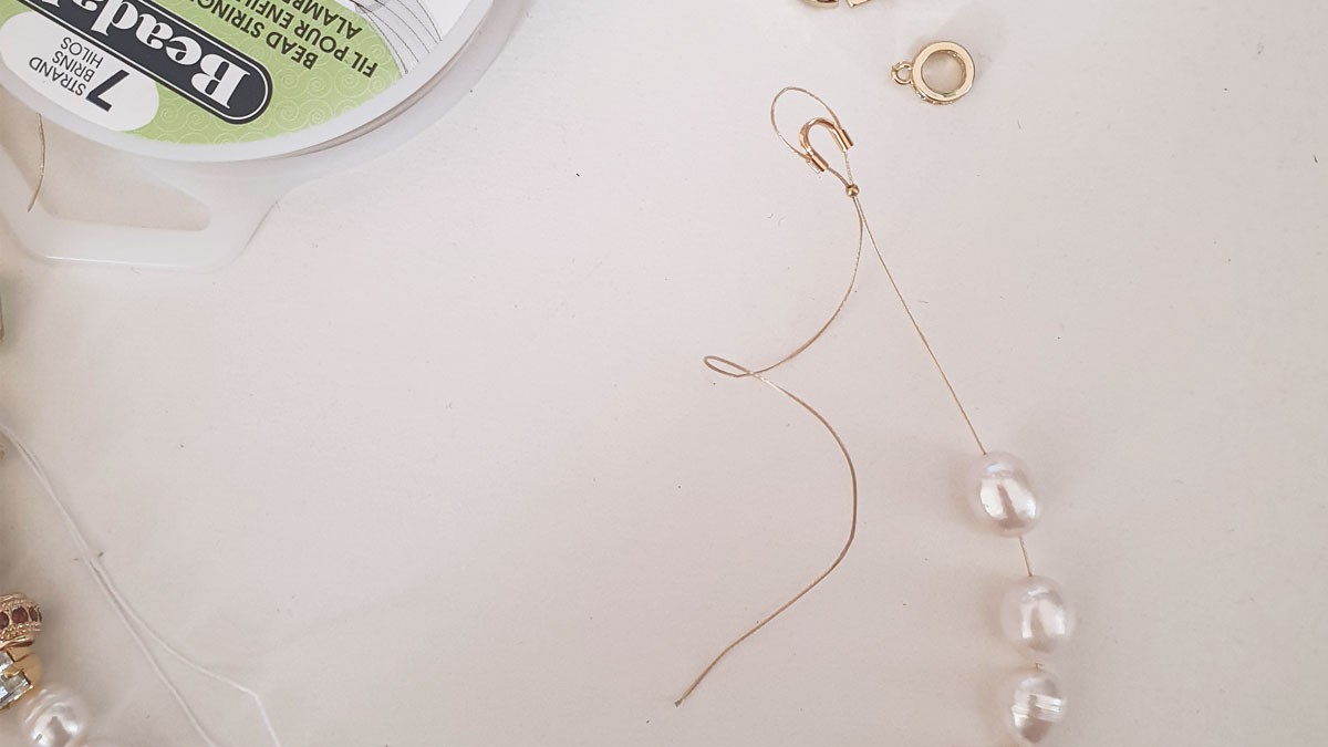 Collana donna Aurora in cristallo : Tappa 2 Collana donna Aurora in cristallo : Tappa 2