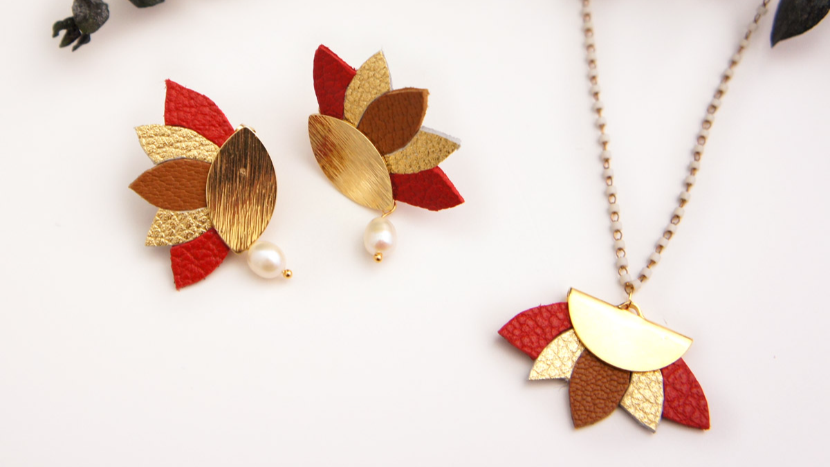 Schema Gioielli fai da te con ritagli di pelle Schema Gioielli fai da te con ritagli di pelle