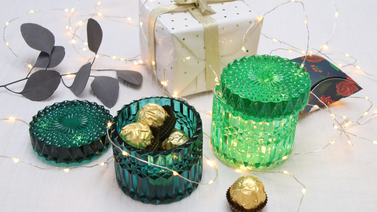 Schema Scatola per caramelle in resina epossidica vintage fai da te Schema Scatola per caramelle in resina epossidica vintage fai da te