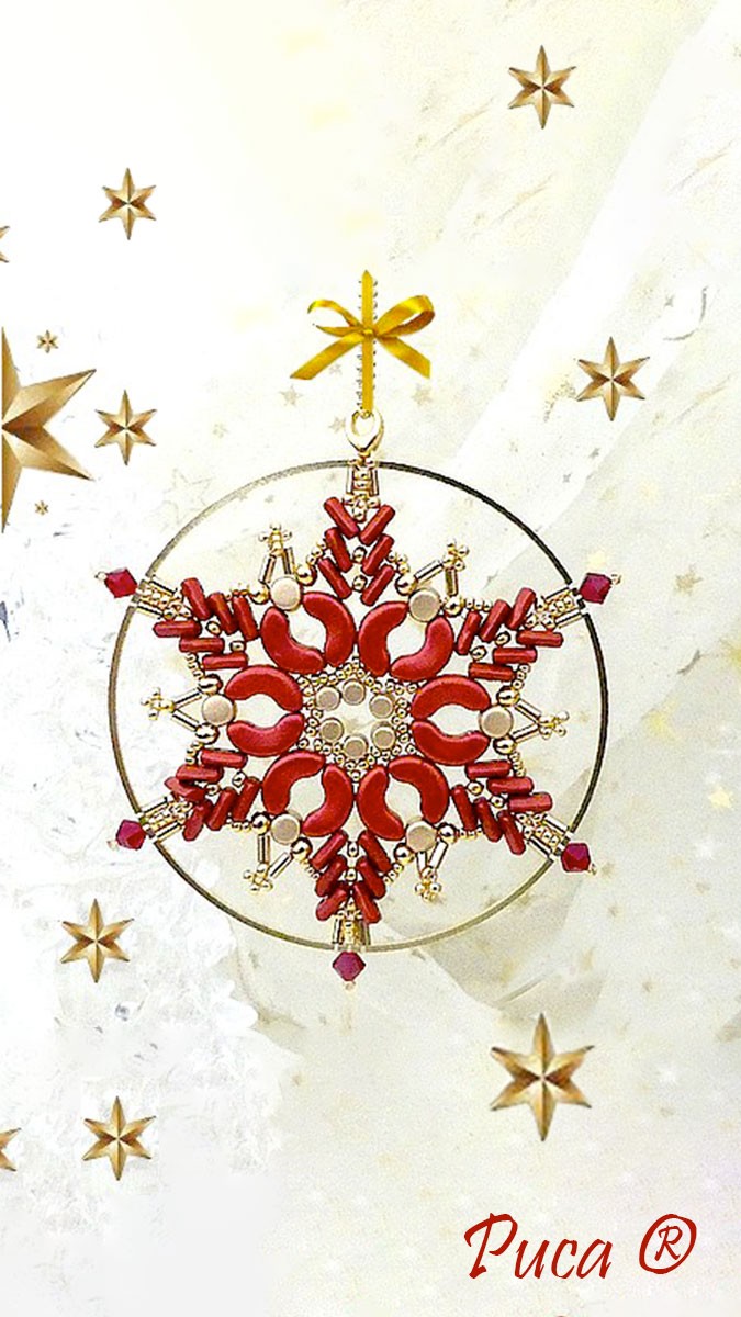 Schema Gregge natalizio fai da te con perline Arcos, Piros, Minos e Kalos di Puca Schema Gregge natalizio fai da te con perline Arcos, Piros, Minos e Kalos di Puca