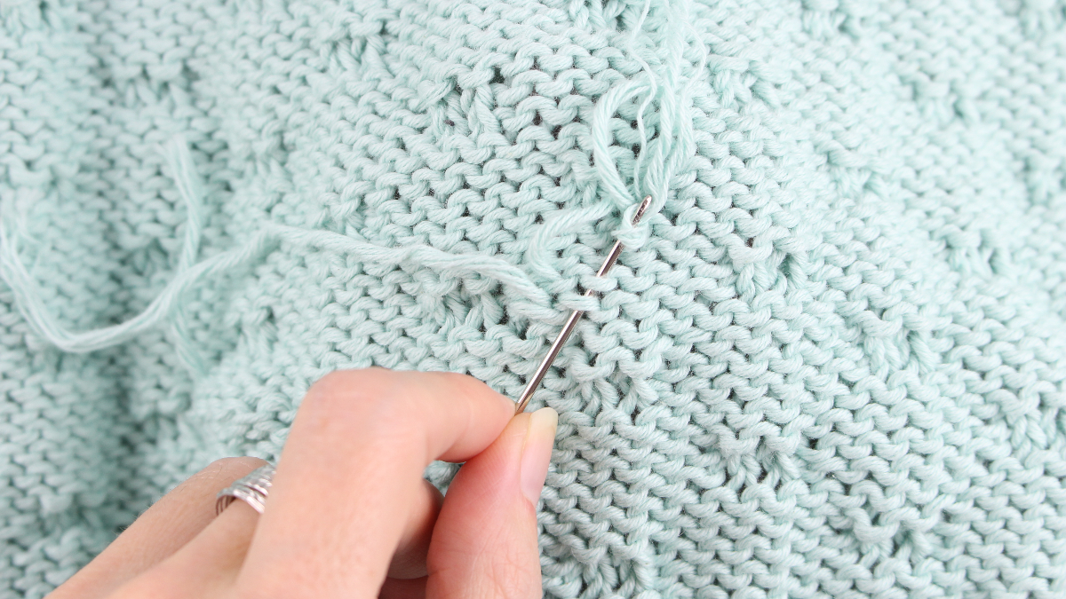 Coperta per bambini lavorata a maglia : Tappa 5 Coperta per bambini lavorata a maglia : Tappa 5