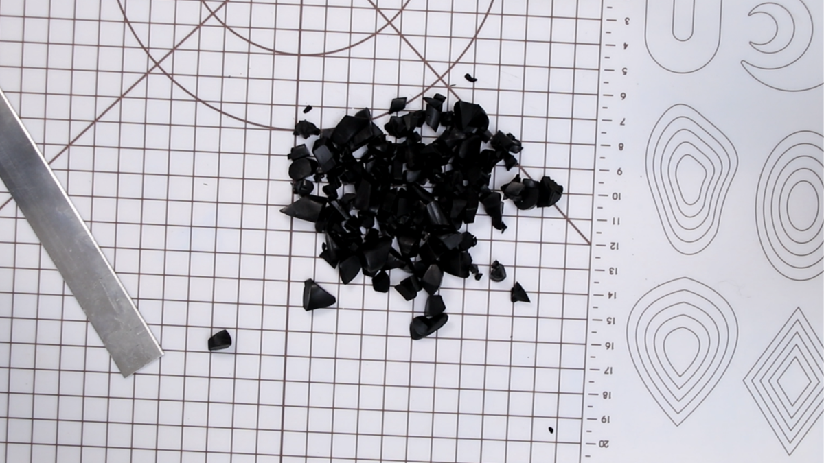 Orecchini effetto marmo in argilla polimerica : Tappa 1