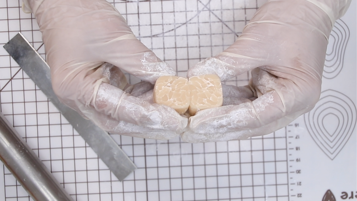 Orecchini effetto marmo in argilla polimerica : Tappa 4