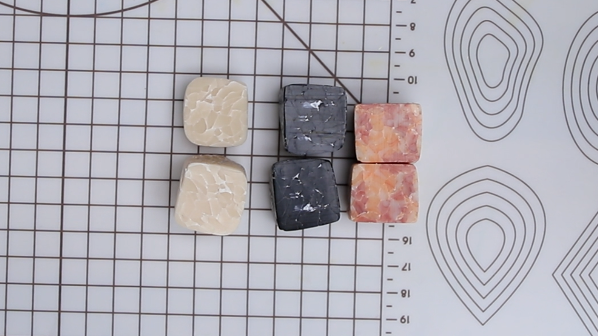 Orecchini effetto marmo in argilla polimerica : Tappa 6