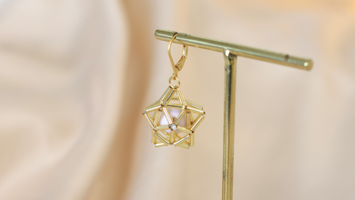 Miyuki Bugles 3D perline stella stile himmeli : Tappa 11