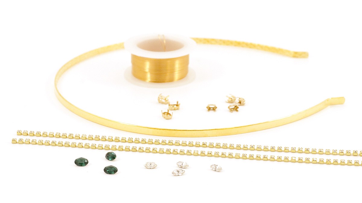 Cerchietto fai da te con PureCrystal : Tappa 1 Cerchietto fai da te con PureCrystal : Tappa 1