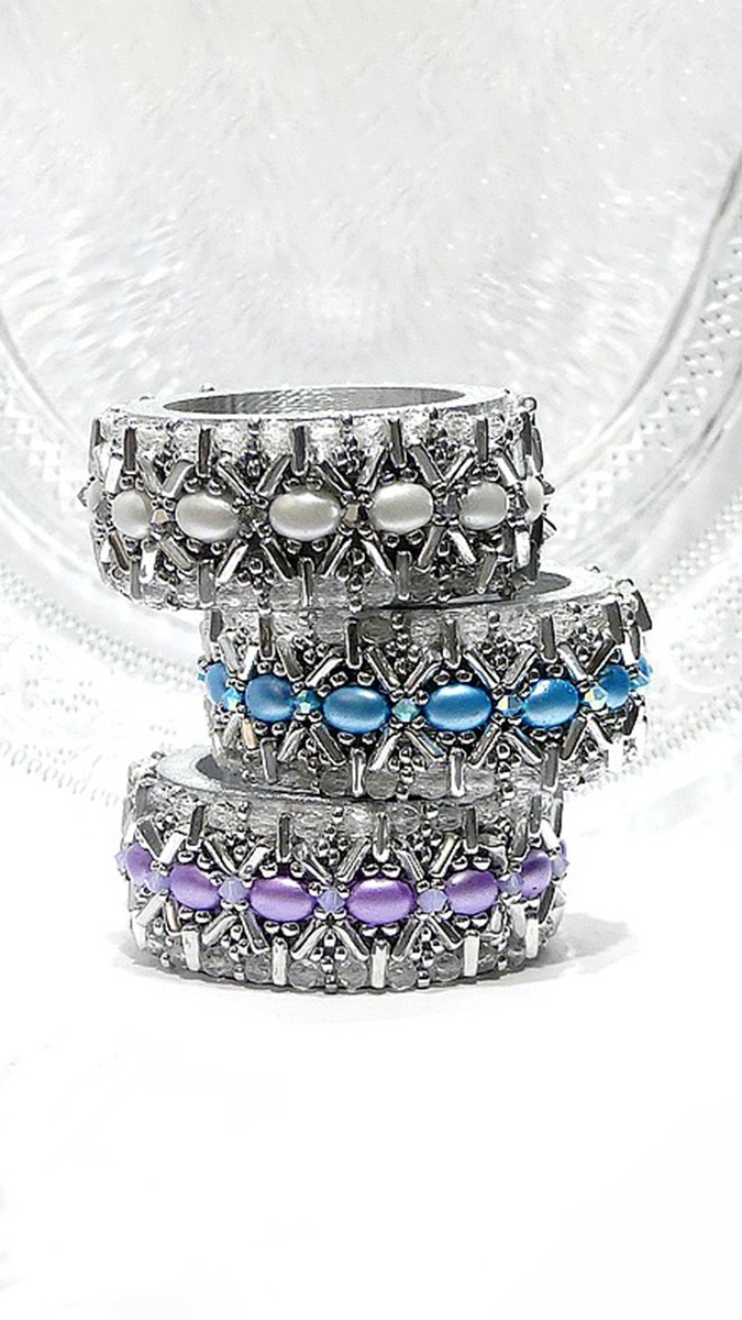 Schema Portatovaglioli festosi fai da te con perline di Samos Les Perles by Puca® (francese) Schema Portatovaglioli festosi fai da te con perline di Samos Les Perles by Puca® (francese)