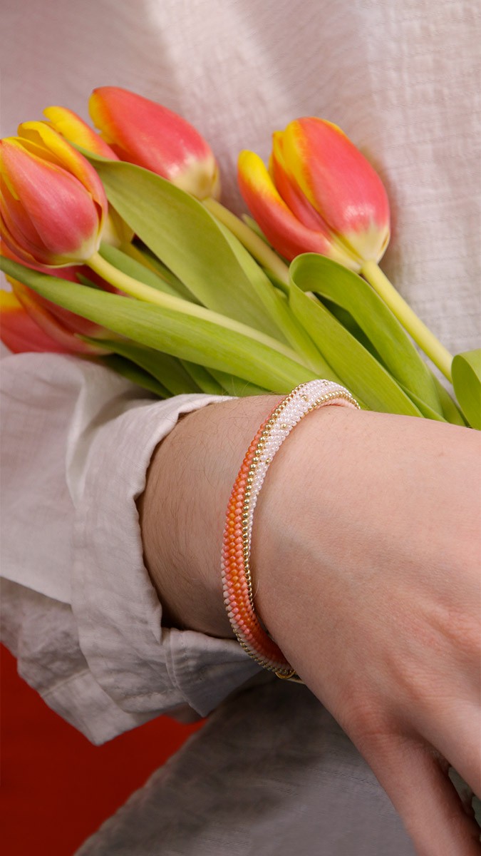 Schema Tutorial per il braccialetto a intreccio Peytwist Schema Tutorial per il braccialetto a intreccio Peytwist