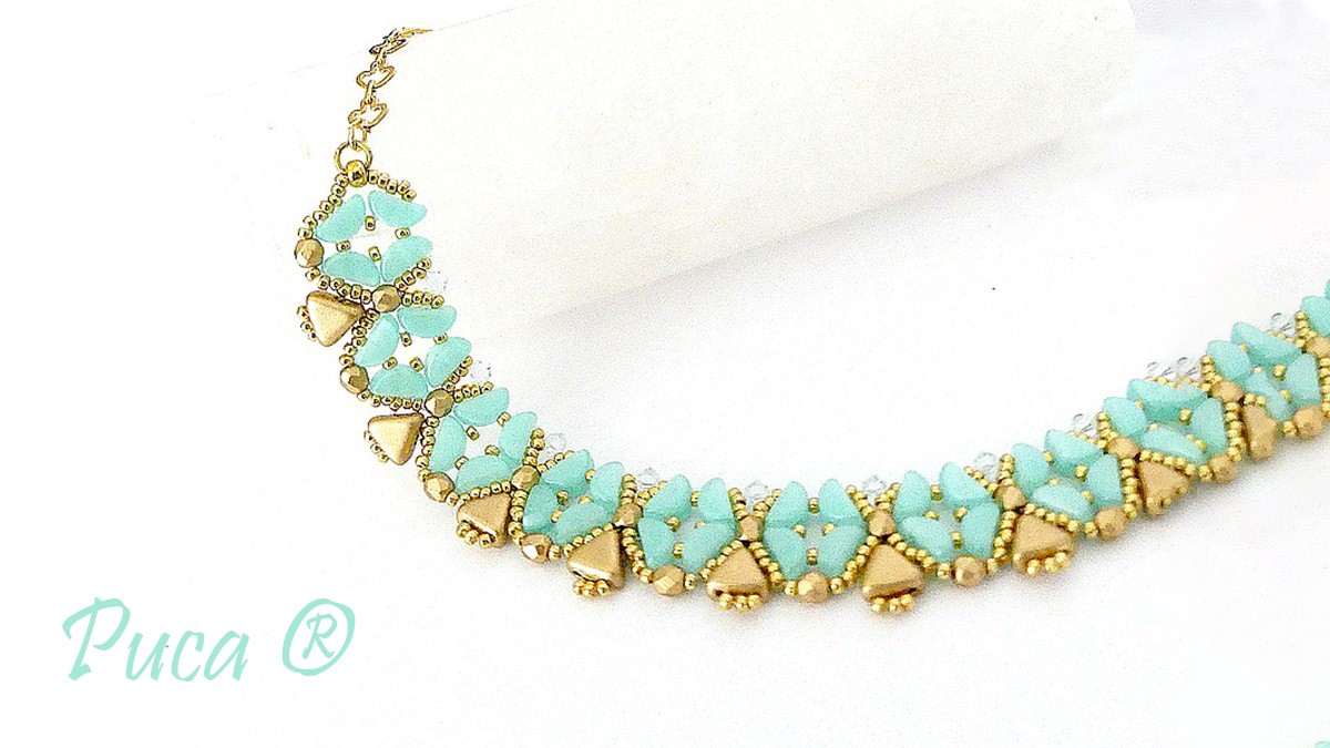 Schema Collana Tuto Opaline con perle Kos Opal di Puca® (francese) Schema Collana Tuto Opaline con perle Kos Opal di Puca® (francese)