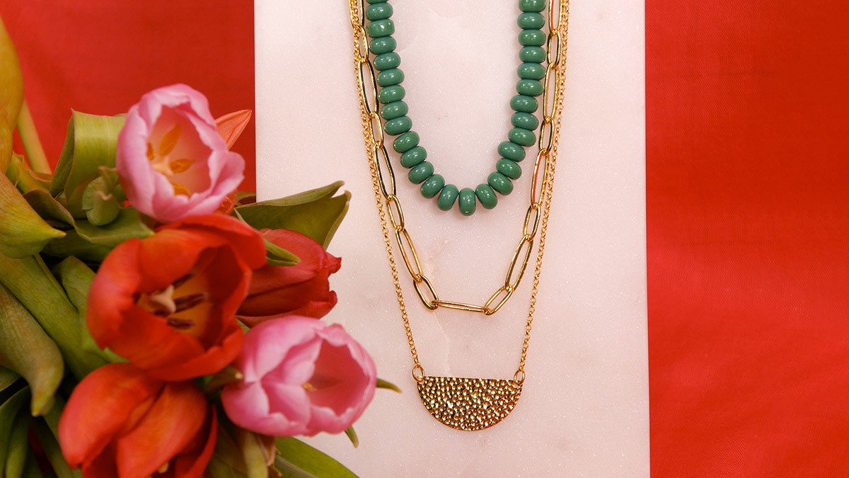 Schema Tuto collana multi fili di perline heishi