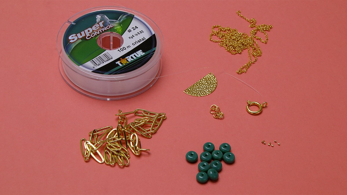 Tuto collana multi fili di perline heishi : Tappa 1