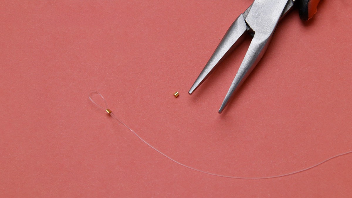 Tuto collana multi fili di perline heishi : Tappa 2