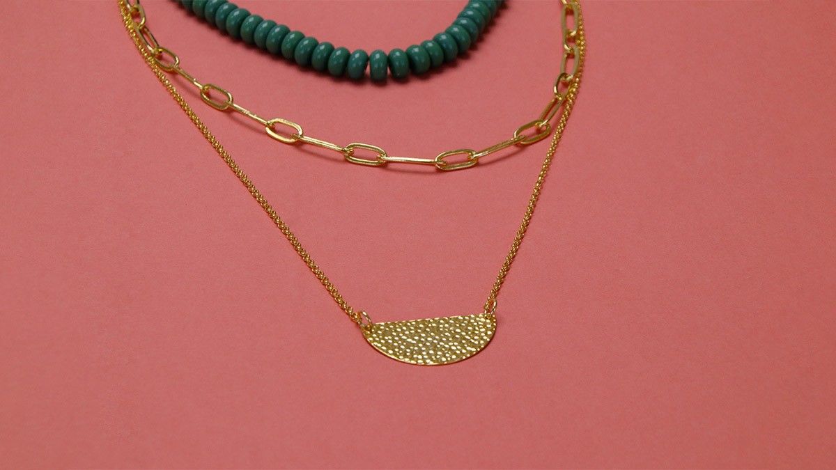 Tuto collana multi fili di perline heishi : Tappa 7