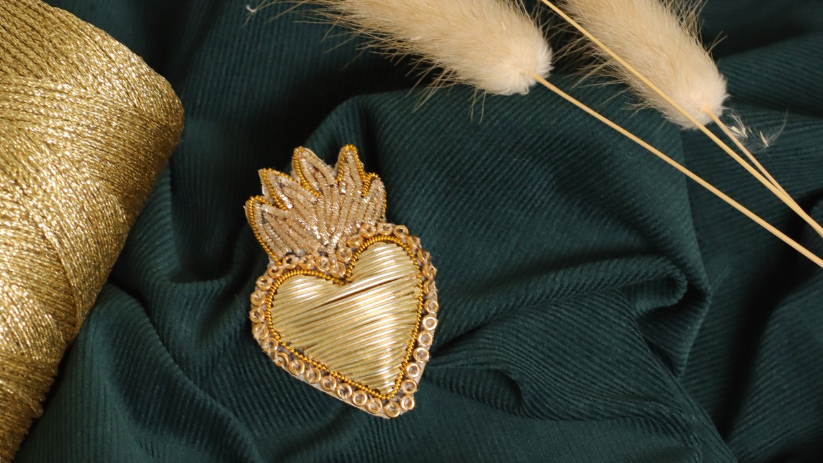 Spilla Tuto cannetille ex-voto