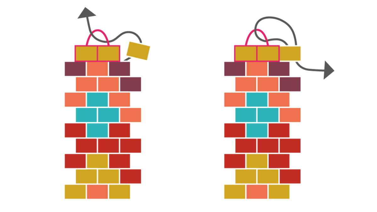 Tessitura di un bracciale Miyuki a griglia in Peyote dispari : Tappa 6 Tessitura di un bracciale Miyuki a griglia in Peyote dispari : Tappa 6